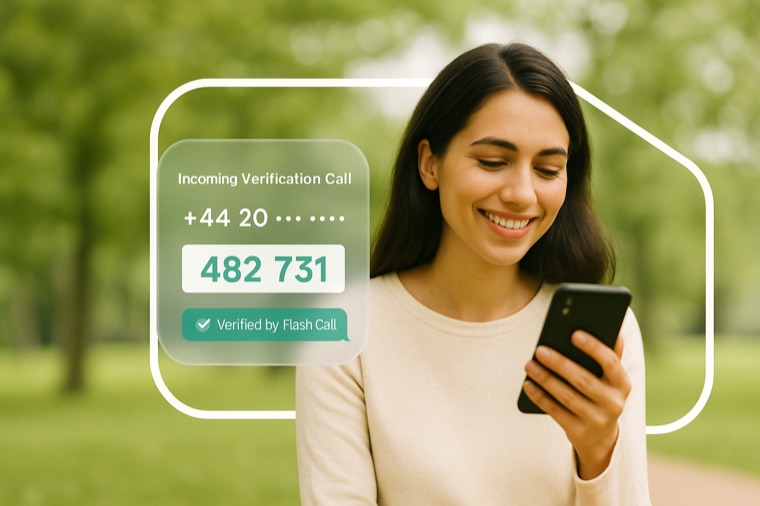 Flash Call verification