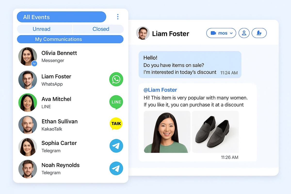 Streamline team collaboration with a unified WhatsApp inbox